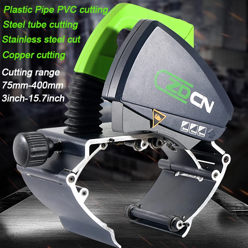 

Pipe cutting machine Electric Pipe Cutter Burr-free Manual Stainless Steel Plastic Pvc tube cutter Pipe tube cutting machine