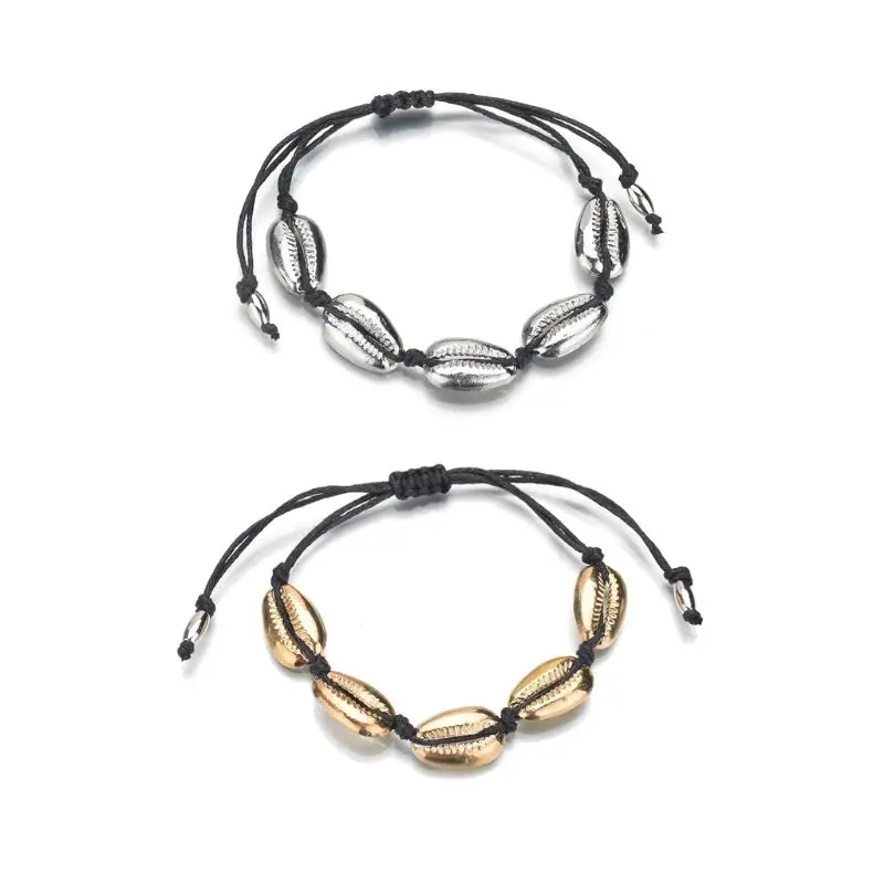 

Shell Cowry Bracelets Boho Beach Seashell Women Bracelets Adjustable Jewelry