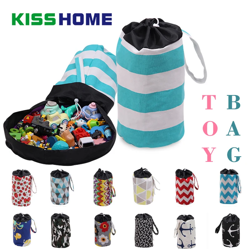 drawstring toy storage bag