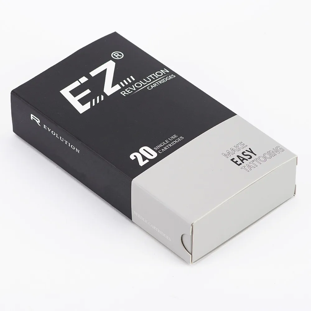 EZ New Revolution Needle Cartridge Regular Long Taper Round Liner Tattoo Needle For Cartridge Tattoo Machine