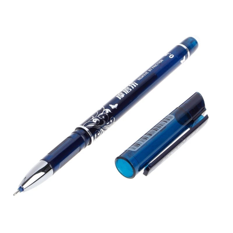 Стираемая гелевая ручка роллербол магический пишущий роллер 0,5 мм студенческие канцелярские принадлежности - Color: Sky blue