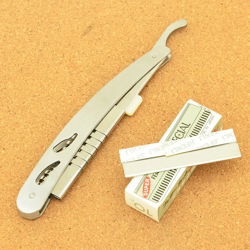 Meisha Steel Folding Shaving Knife Safety Hair Razors Body Facial Hair Cutting Shaver Comb Hair Removal 1 Meisha Steel Folding Shaving Knife Safety Hair Razors Body Facial Hair Cutting Shaver Comb Hair Removal 4