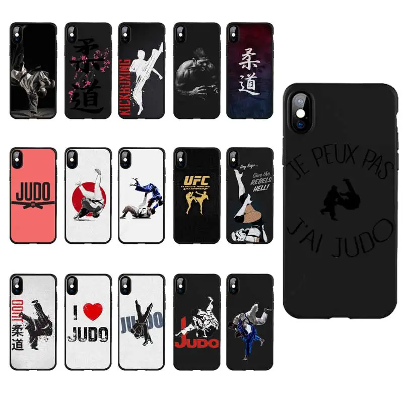 M242 Черный силиконовый чехол дзюдо для Apple iPhone 11 Pro XR XS Max X 8 7 6 6S Plus 5 5S 5G SE |