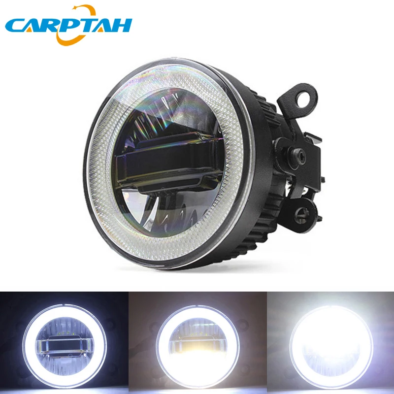 

CARPTAH LED Car Light Daytime Running Lights DRL 3-in-1 Functions Auto Fog Lamp Projector Bulb For Suzuki Jimny 2007 - 2015 2016