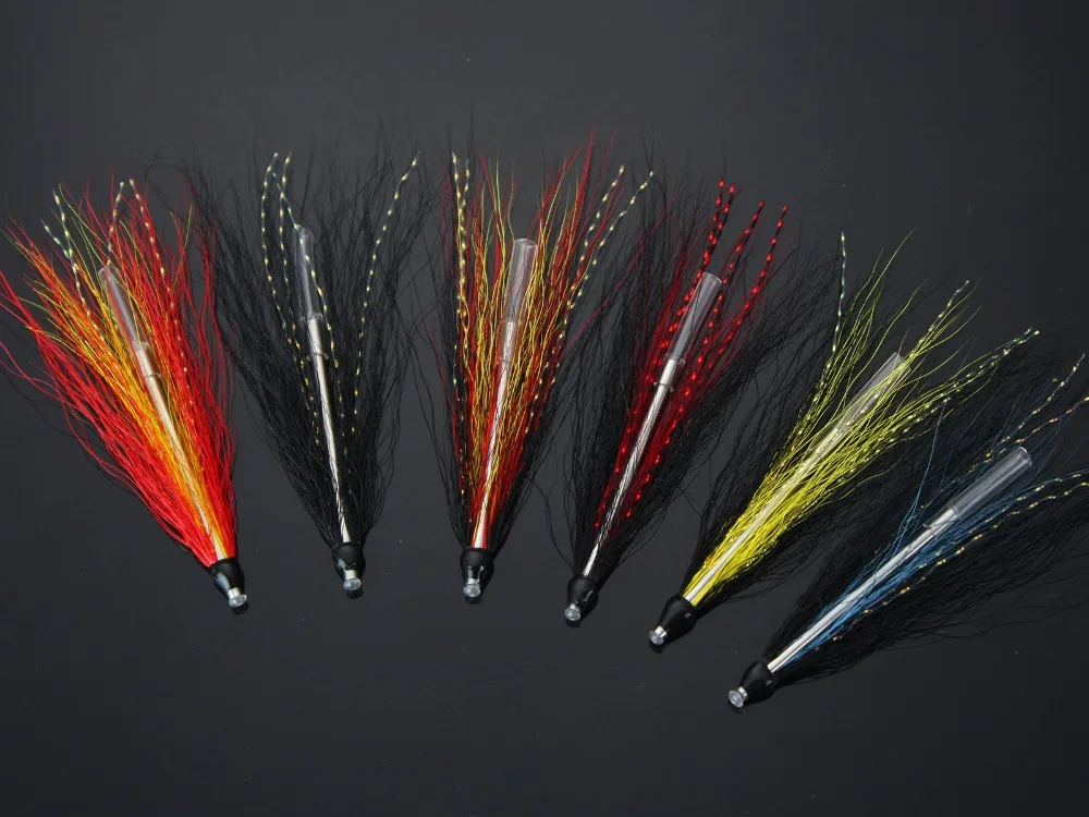 

Sea Trout Tube Fly Needle Tube Salmon Flies Selection(12-pack)