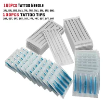 Tattoo needle and tattoo technology disposable mixed tattoo gun needle kit round needle tattoo machine gun