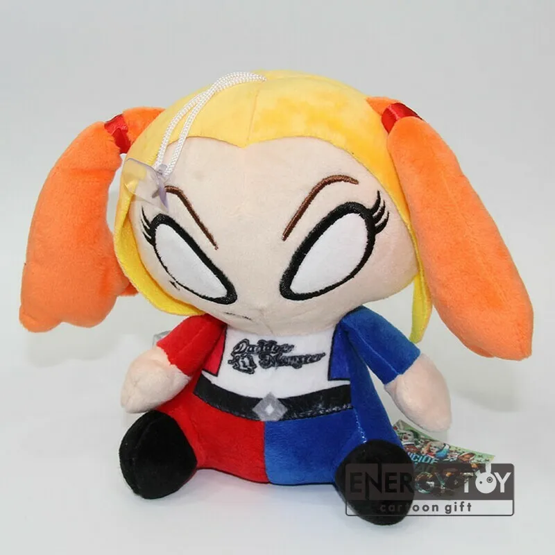 

2size Cartoon Batman Harley Quinn stuffed toy plush soft doll figure gift