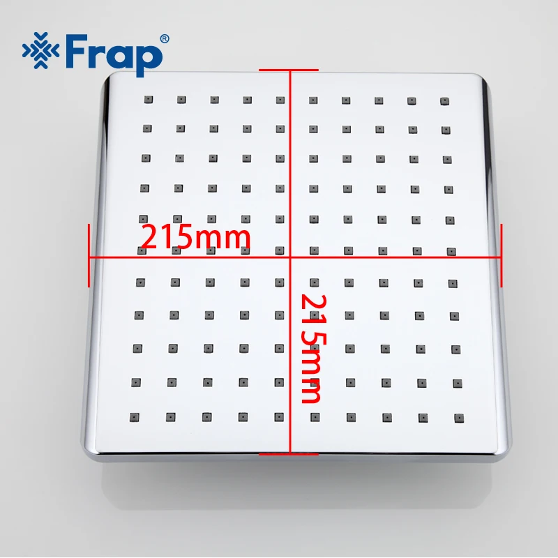 Billig FRAP Neue Ankunft 215*215mm Badezimmer ABS duschkopf top wassereinsparung Overhead regen dusche F001 20
