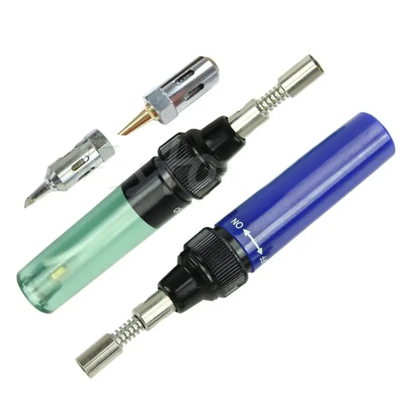 1300 Celsius Butane Gas Blow Torch Soldering Iron Gun Cordless Welding Pen Burner