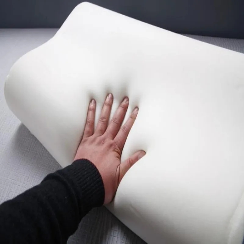 Цена Ортопедическая подушка для шеи из пены с эффектом памяти, мягкая подушка массажер, волоконная подушка для путешествий с медленным отскоком,...