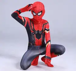 Удивительный Железный костюм паука Человека-паука, детский костюм Человека-паука для взрослых, Детский костюм супергероя для косплея