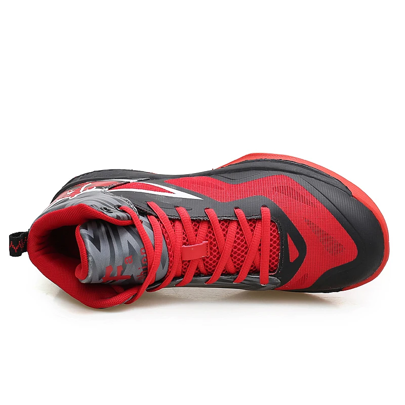 Qzsyog tamaño grande 39-45 transpirable Zapatillas de baloncesto deporte de los hombres Atlético High Top sneakers Botines Air Mesh entrenadores baloncesto Qzsyog tamaño grande 39-45 transpirable Zapatillas de baloncesto deporte de los hombres Atlético High Top sneakers Botines Air Mesh entrenadores baloncesto