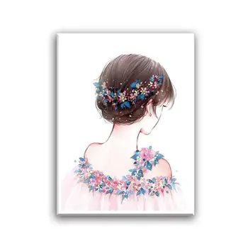 

30x40cm 5D Diamond Painting Flower Faerie Pattern Living Room Decorative Painting Embroidery Fabrics Home Decor