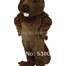 Пользовательские Лес животных Тема Карнавальный костюм для косплея бобра талисман костюм Взрослый символ «Герой мультфильма» комплект костюм наряд SW869