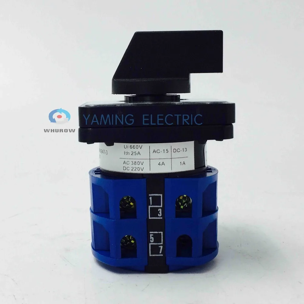 Yteam electric YMW26 25/2(S17818) 25A 2 полюсный 3 позиционный регулятор цепи двигателя