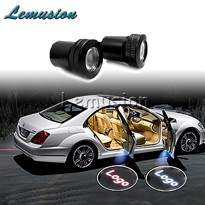 

Car-Styling Logo Light Car Welcome Lamp For Porsche Infiniti Hyundai Solaris Tucson IX35 Accent Accessories for hyundai creta