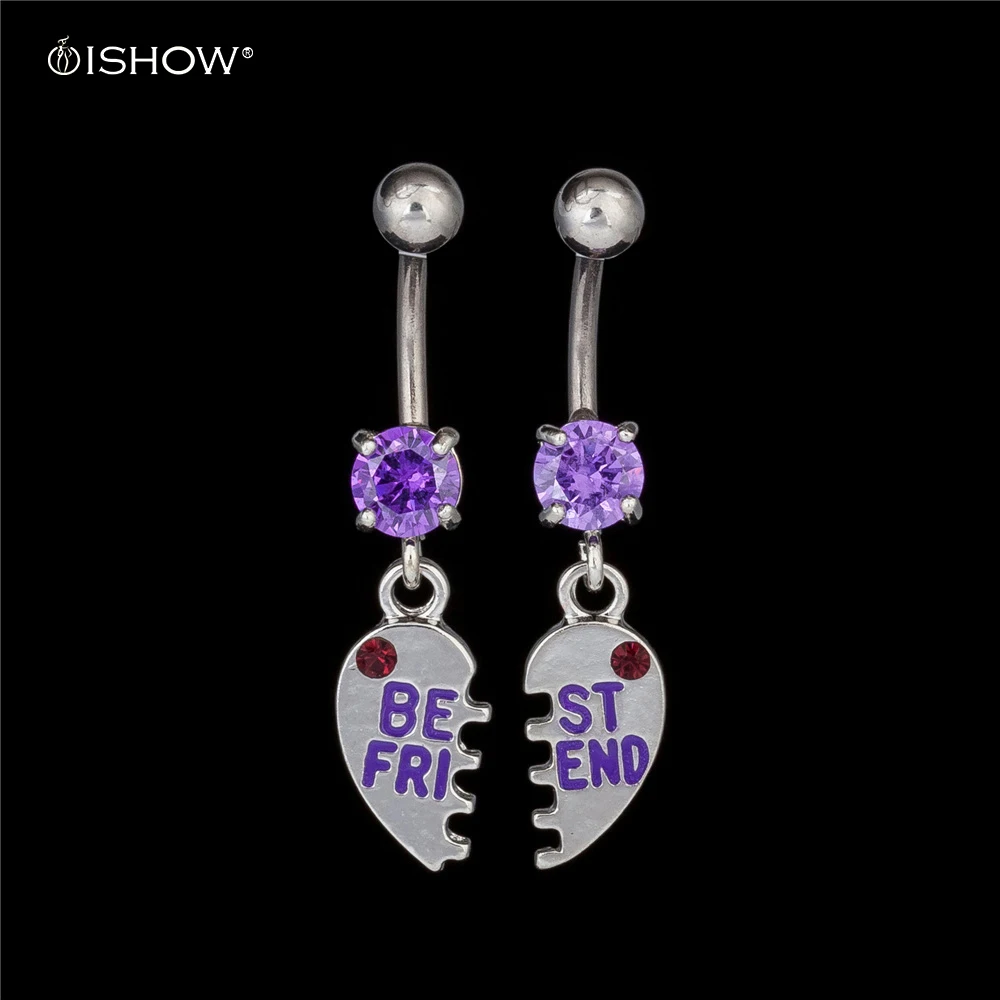 New Belly Button Rings Best Friend Body Jewelry Piercing Belly Navel