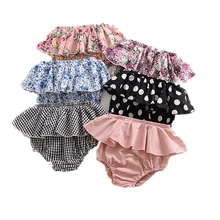 Детское платье, комплект с повязкой на голову, хлопок, Винтажный Розовый Цветочный наряд для новорожденных, одежда для маленьких девочек, торт на день рождения, шаровары