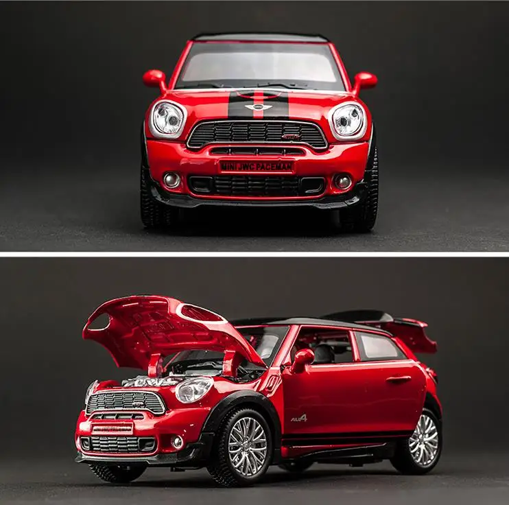 Модель игрушечного автомобиля MINI COOPER, модель автомобиля из сплава, модель 1:32, модель игрушечного автомобиля