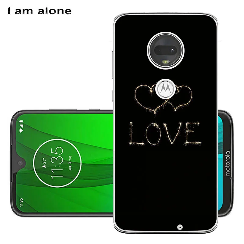 Чехлы для телефонов I am alone для Motorola Moto G7 G7 Play G7 power из мягкого ТПУ для мобильных телефонов модные сумки для Moto G7 - Цвет: Soft TPU KK79