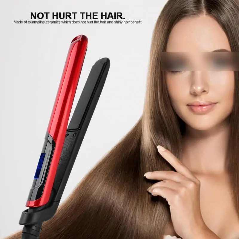 

Professional Silk Ceramic Hair Flat Iron LCD Display Hair Straightener Styling Tool