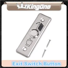 Дверной Переключатель из нержавеющей стали кнопка выхода двери для контроля доступа
