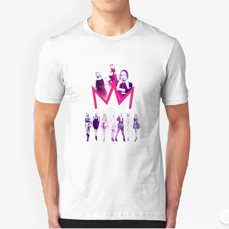 

Nicki Minaj T Shirt Men Short Sleeve Chun Li Homage Tshirt O Neck Summer White Tee Shirt Male Tops Plus Size