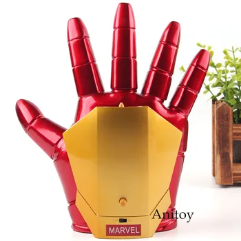 

The Avengers Movie Action Figure Iron Man Glove with LED Light Repulsor Ray Sound Shooting Movable PVC Marvel Toys