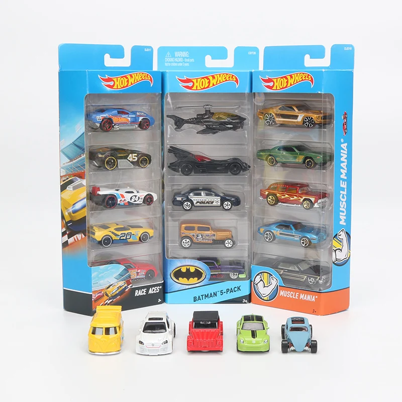 Kopen Originele 5 Stks doos Hotwheels Mini Auto Collectie Model Speelgoed Hot Wielen 1 64 Snelle En Furious Diecast Cars Legering Sport Cars 1806
