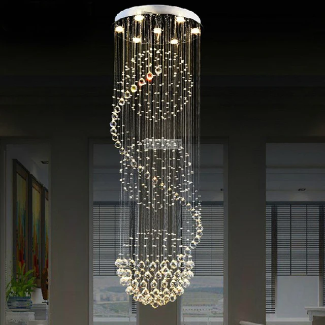 Modern Luxurious Semiflush Mounted Chandelier Ceiling GU10 Halogen