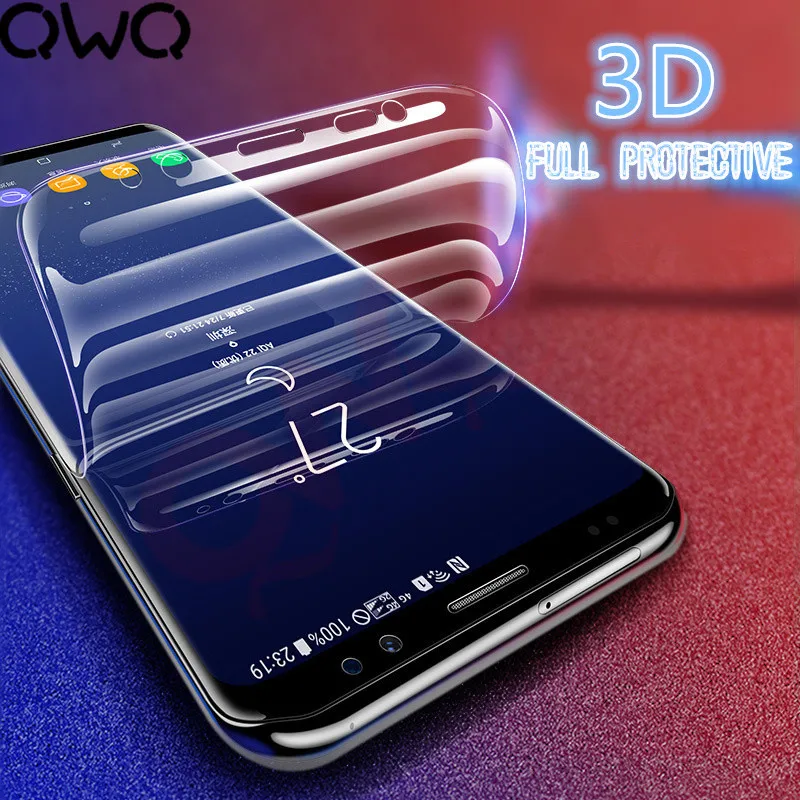 

3D Curved Full Cover Screen Protector For Samsung Galaxy S8 S9 Plus Screen Protective For Samsung Note 8 S7 S7 edge Soft Film