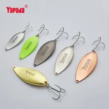 YAPADA ложка 002 гадюка 10 г/15г/20г/25г 43-58мм ВЧ крюк металлической ложкой многоцветный рыболовные приманки