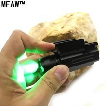 Открытый Охотничий Тактический Зеленый Флэш-светильник быстросъемный светодиодный Cree Picatinny Weaver 21 мм Rail fit glock