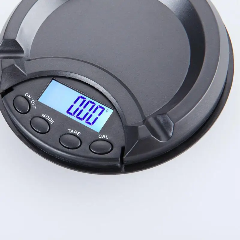 Portable 100g 0.01g Electronic digital Ashtray Pocket Scale Gold Jewelry Diamond weight Weighting scales 40%off