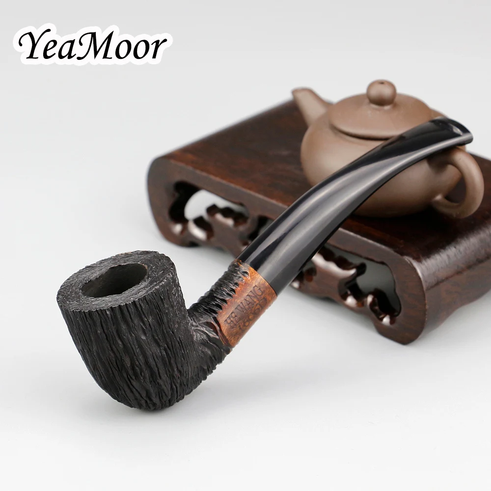 Классическая курительная трубка Briar Mini 9 мм фильтр Carven табачная труба Briar Wood Pipe 74 Инструменты случайная резная трубка Briar