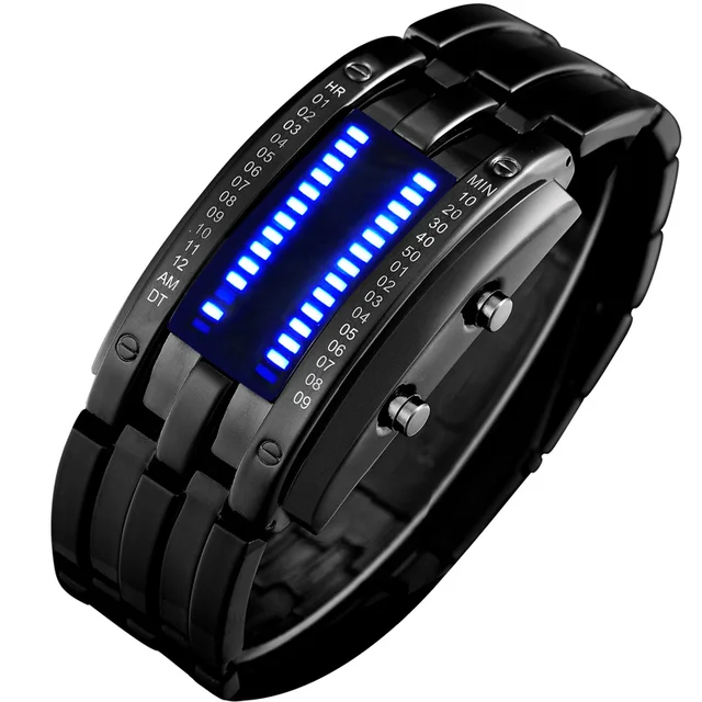 High-end Watches Fashion Creative Led Watch Men And Women Couple Retro 2018 New High-end Watches Fashion Creative Led Watch Men And Women Couple Retro 2018 New