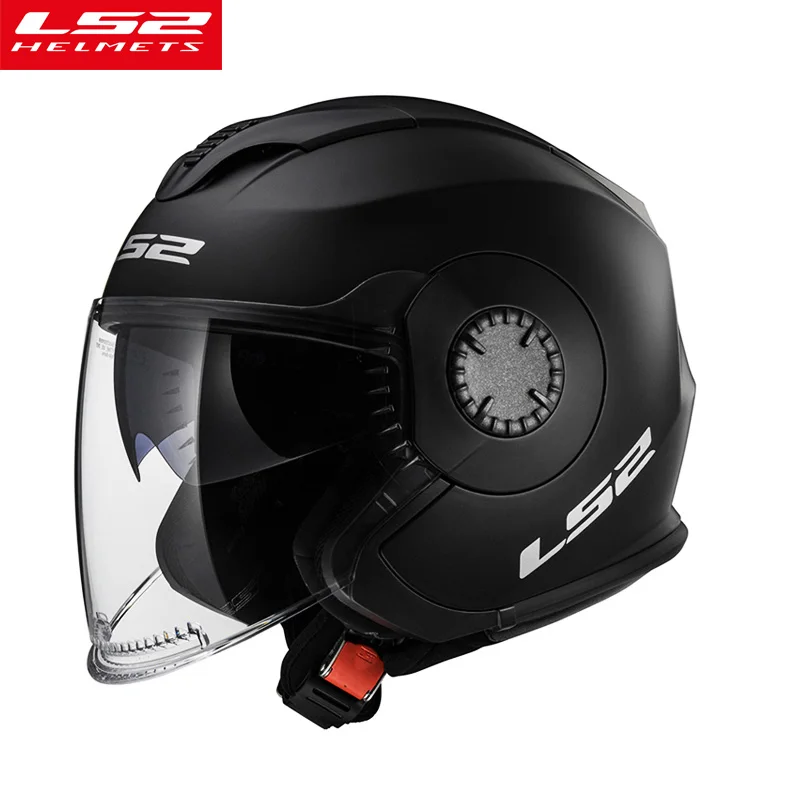 

LS2 VERSO OF570 Harley Vintage Motorcycle Helmet dual lens Half face Men & Women VESPA Vehicle MOTO open face scooter Helmet