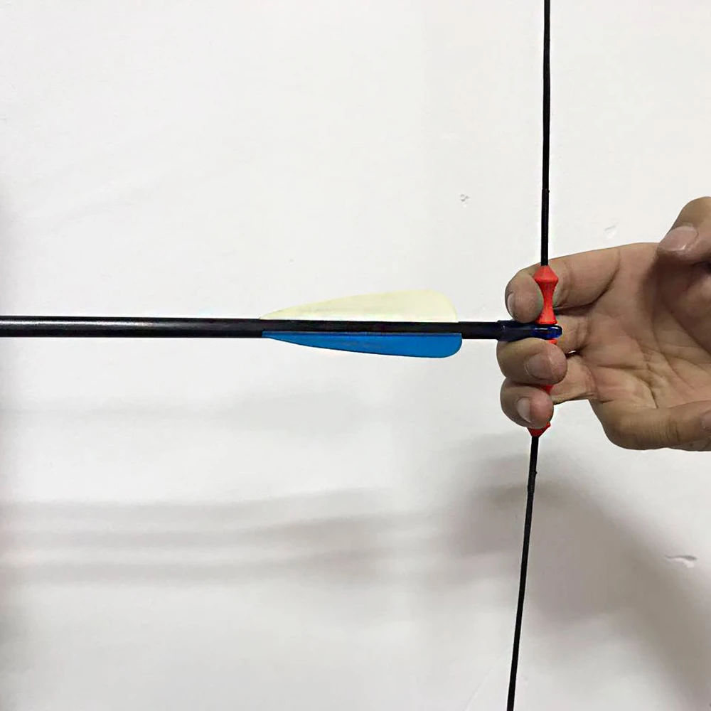 1pcs Archery Bow String Finger Saver Tab Silicon Bow Release Recurve