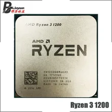 AMD Ryzen 3 1200 R3 1200 3,1 ггц Quad-Core Quad-нить Процессор процессор YD1200BBM4KAE гнездо AM4
