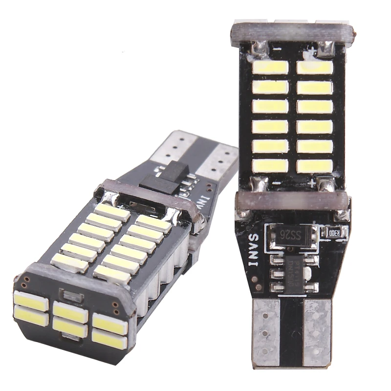 Светодиодсветодиодный лампы заднего хода RXZ T15 W16W 2 шт. 920 921 912 Canbus 4014 30SMD