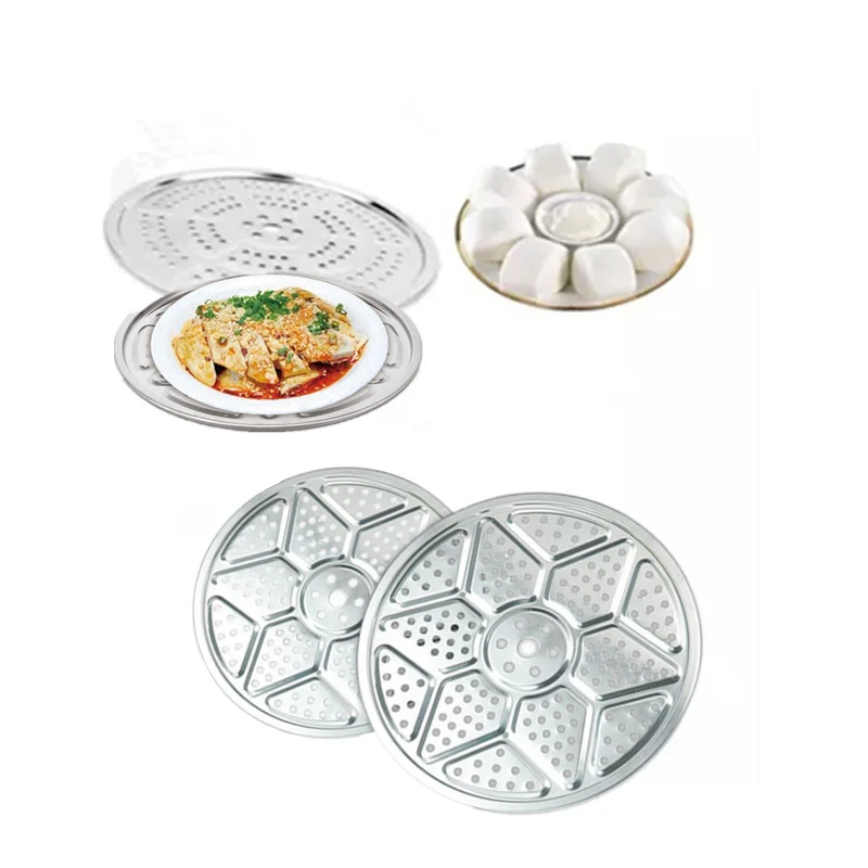 

Universal 20-42cm Stainless Steel Steamer Rack Insert Stock Pot Steaming Tray Microondas Rack Kitchen Cookware Parts
