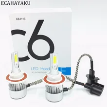 Cheap ECAHAYAKU C6 All-in-one Car LED Headlight bulbs 6000K 72W/kit H1 H3 H4 H7 H11 HB3 HB4 9007 H13 H27 for SUV ATV DRIVING Fog bulbs Cheap ECAHAYAKU C6 All-in-one Car LED Headlight bulbs 6000K 72W/kit H1 H3 H4 H7 H11 HB3 HB4 9007 H13 H27 for SUV ATV DRIVING Fog bulbs