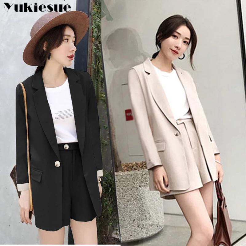 Black short suit set Clearance