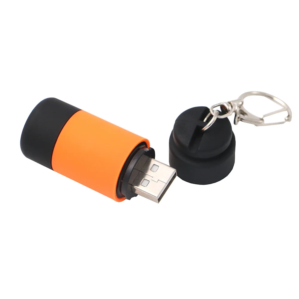 Hot Selling USB Rechargeable Mini LED Torch Lamp Light Flashlight USB
