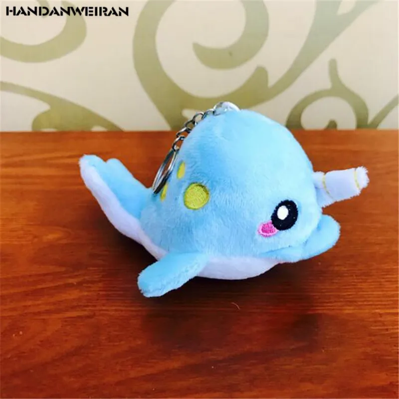 

1PCS Super Cute Dolphin Plush Toys Small Pendant Mini Creative Dolphins Stuffed Toy Children Gift New Hot Sale 12CM HANDANWEIRAN