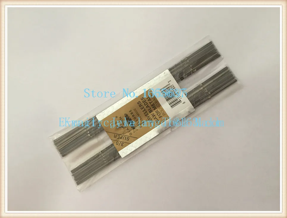 

Free Shipping 144pcs/pack Glardon Vallorbe Saw Blade 4/0 Size Jewelry Sawblades for Sale