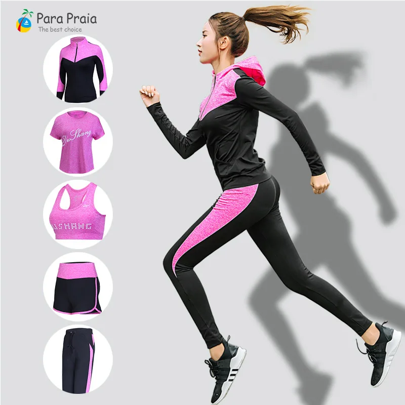 Five Piece Gym Woman Sportswear for Women Sports Bra Fitness Clothing Tracksuit for Women Workout 2