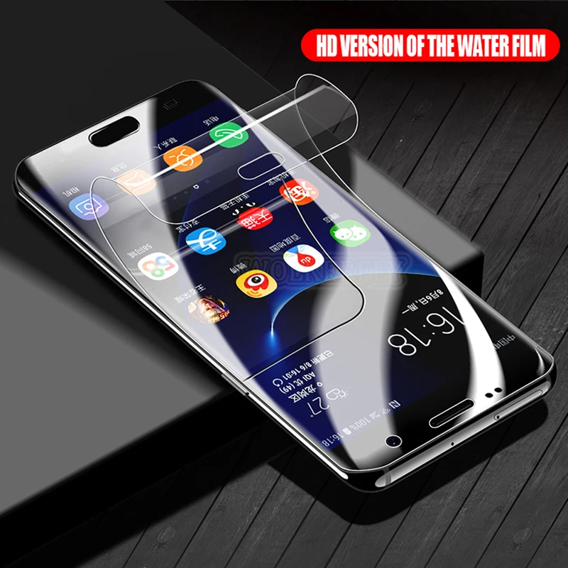كامل غطاء لينة هيدروجيل فيلم لهواوي الشرف اللعب 6A 6X 7X 7A 7C 6C برو واقي للشاشة على الشرف 7 10 ثانية 9 8 لايت (لا الزجاج)