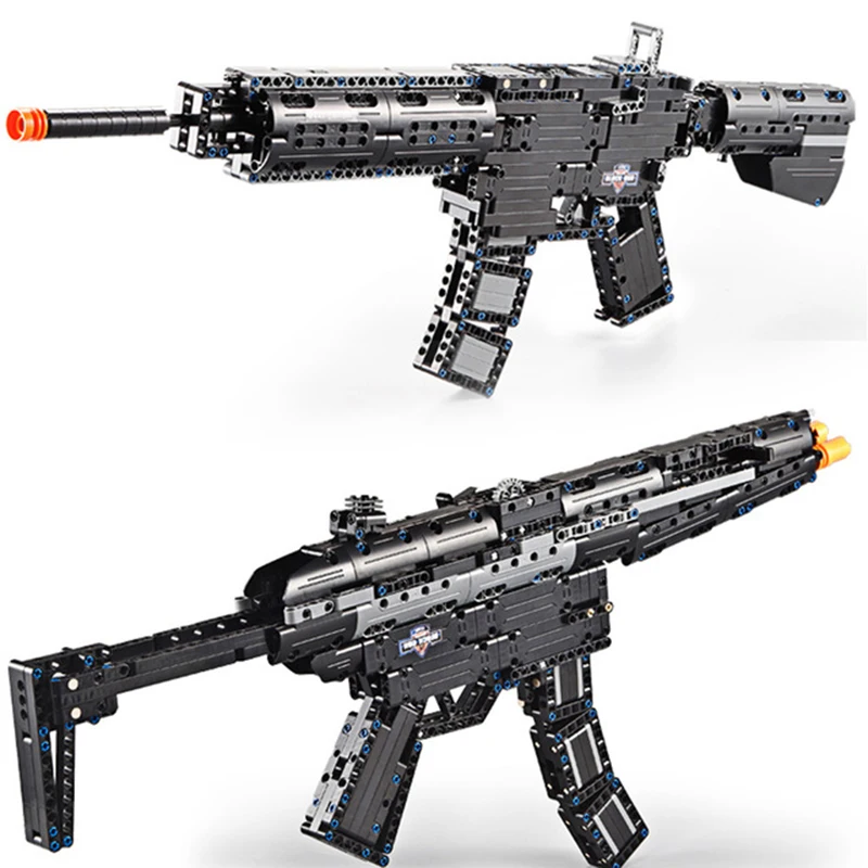 

SWAT Compatible Legoings Revolver Emission Pistol M1A1 MP5 GUN Building Block Technic Model BrickS Weapon Kids Boy Toy Gifts