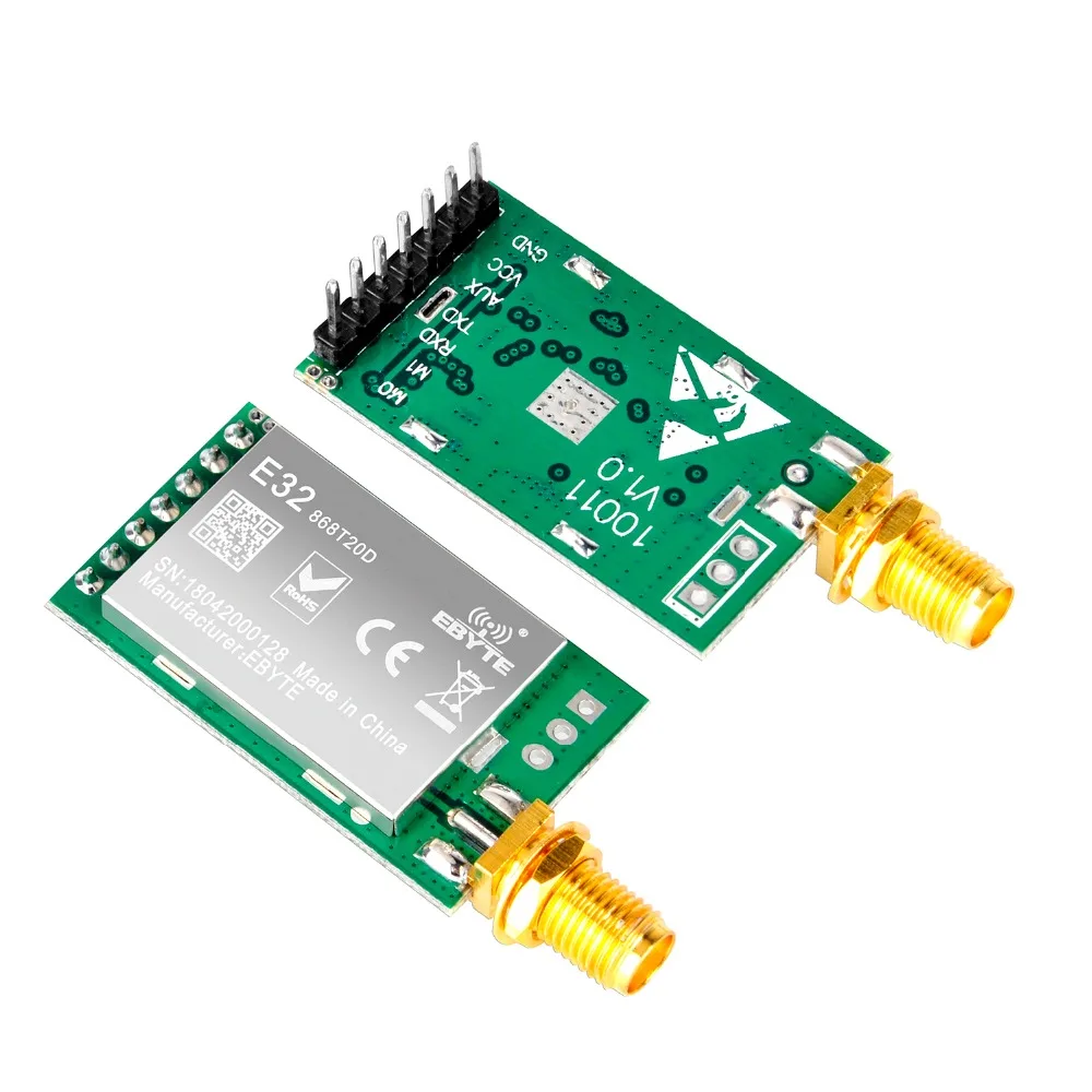 SX1278/SX1276 LoRa радио Беспроводной 433/868/915 мГц UART серийный модуль LoRaWAN приемник передатчик + 3dBi SMA Антенна для Arduino